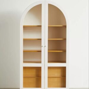 ALMARI HIAS MINIMALIS WARNA PUTIH DUCO