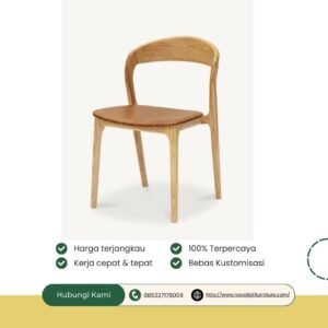 KURSI CAFE SANDARAN LENGKUNG