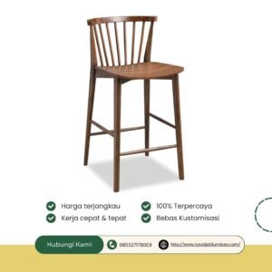 KURSI BAR SANDARAN JARI-JARI