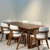 SET MEJA MAKAN MODERN MINIMALIS MEWAH