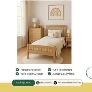 SINGLE BED KIDS MINIMALIS