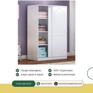 LEMARI PAKAIAN ANAK PINTU SLIDING