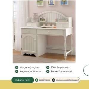 MEJA BELAJAR ANAK WARNA PUTIH