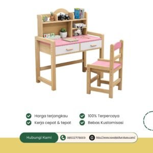 MEJA BELAJAR ANAK PEREMPUAN