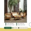 SET KURSI TAMU ROTAN KAYU JATI MINIMALIS