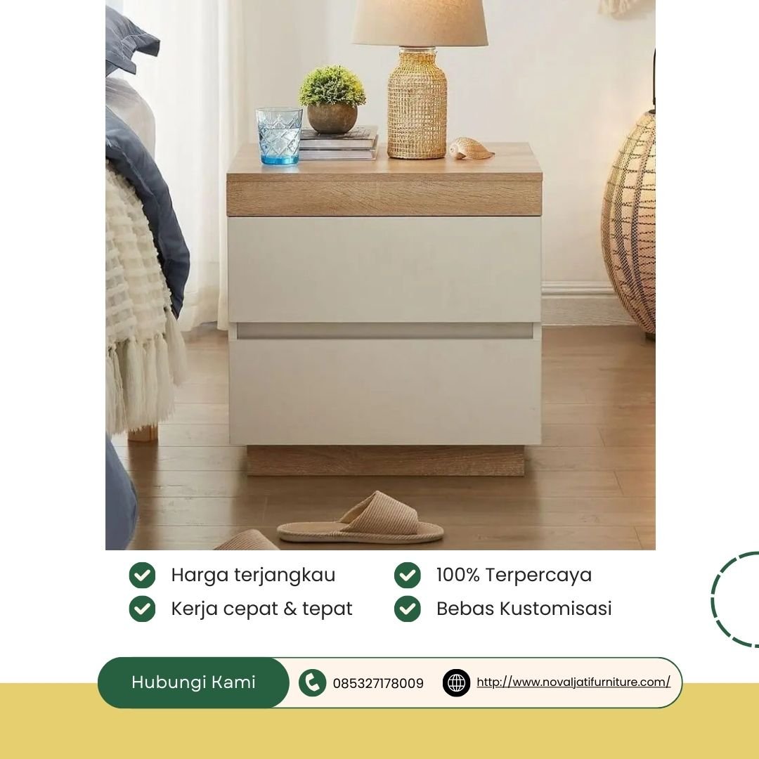 NAKAS RETRO PUTIH MINIMALIS