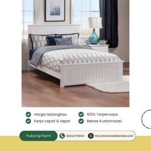 NAMIKAZE TEMPAT TIDUR CAT PUTIH DUCO MINIMALIS