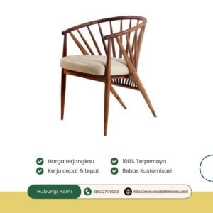 KURSI KAYU JATI JOK OSCAR