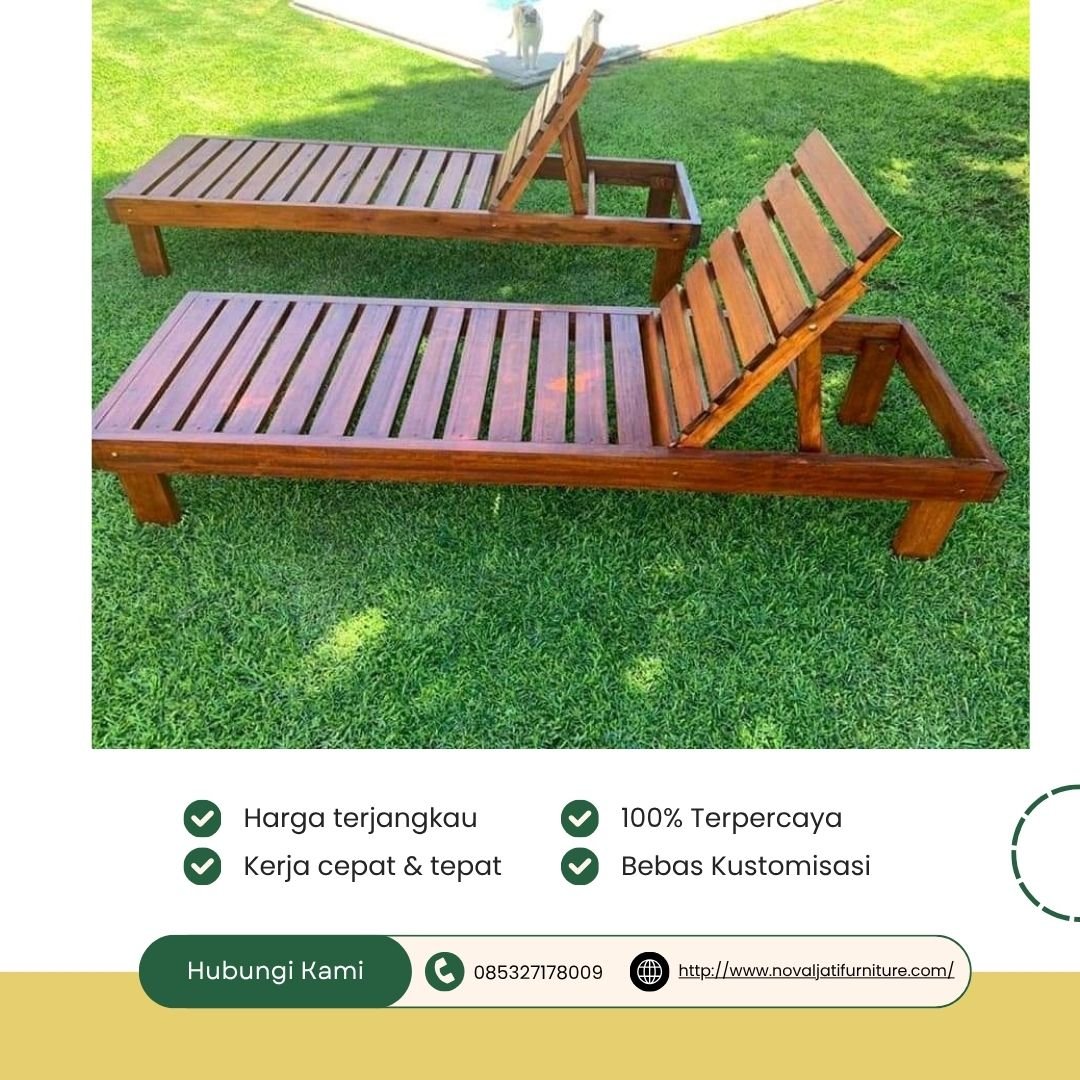KURSI LOUNGER SUNBAD POOL